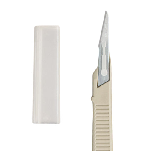 Scalpel #11 Disposable Generic 10/bx w/Safety Guard