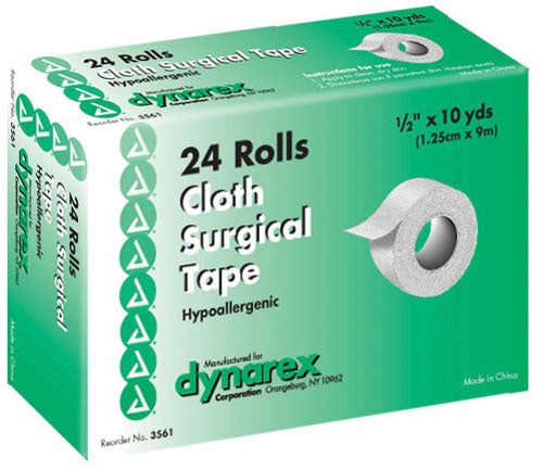 Surgical Tape Silk Cloth 2 x 10 Yds. Bx/6