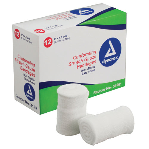 Vital-Roll Conforming Gauze Non-Sterile 4 x 4.1 yds Pk/12