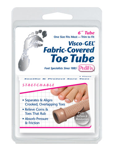 Visco-GEL Fabric-Covered Toe Tube Small