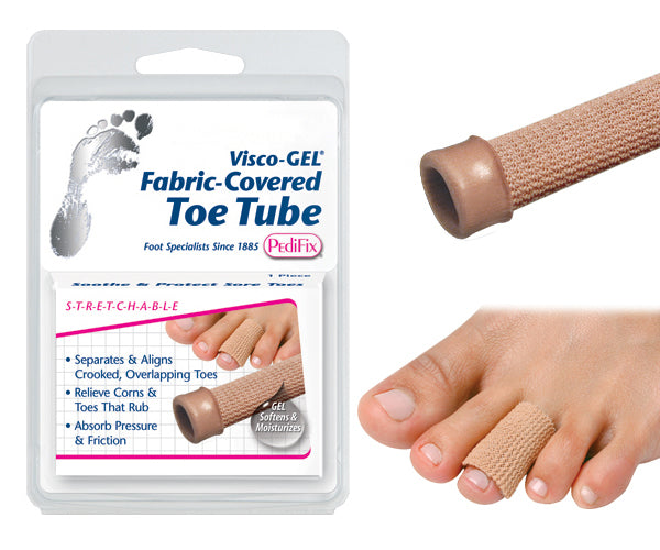 Visco-GEL Fabric-Covered Toe Tube Large