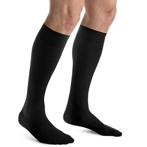 Jobst for Men Socks Knee High Black 20-30 Closed Toe LFC